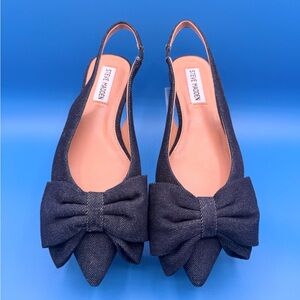 Steve Madden Luck Denim Flats NIB